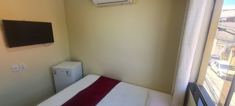 Suíte 1 Dupla com Vista da Praça
