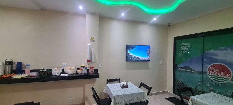 Suíte 6 Quádrupla com Vista da Praça