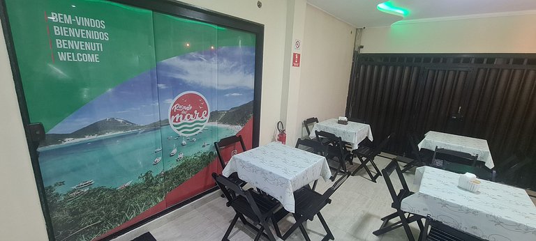 Suíte 1 Dupla com Vista da Praça